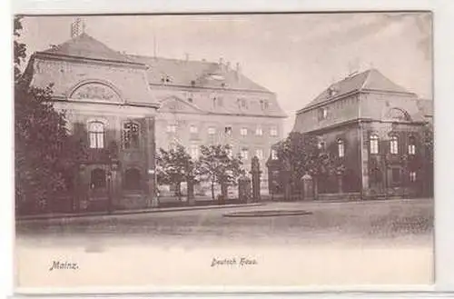 56945 Ak Mainz Deutsch Haus um 1905