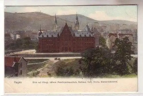 59828 Ak Hagen königliche höhere Maschinenbauschule 1906