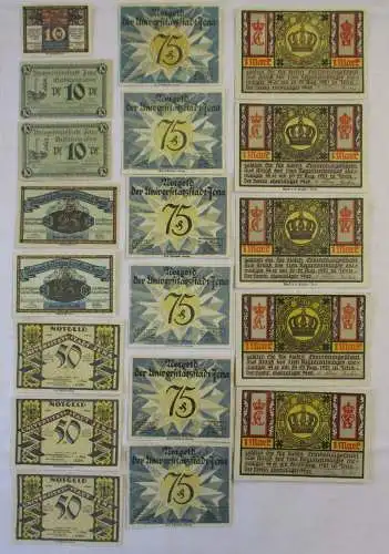 19 Banknoten Notgeld Stadt Jena um 1921 (106855)