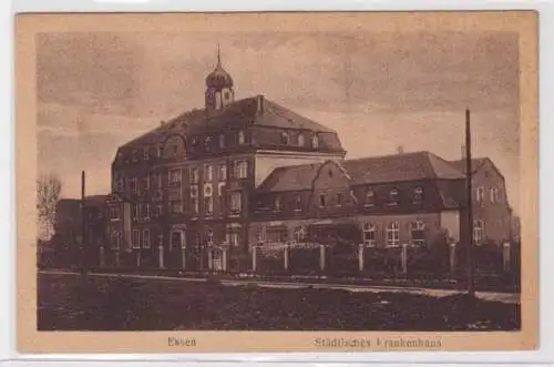 98184 Ak Essen städtisches Krankenhaus 1926