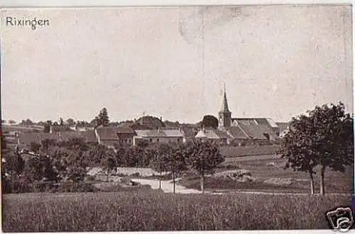 24843 Ak Rixingen Lothringen Totalansicht um 1916