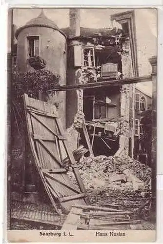 45290 Ak Saarburg (Lothringen) Haus Kusian 1915