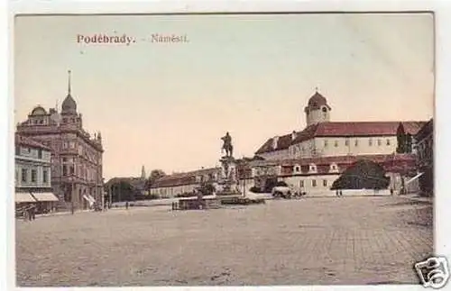 30399 Ak Podebrady Namesti um 1910