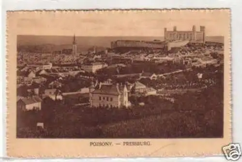 30479 Ak Pressburg Slowakei Totalansicht um 1930