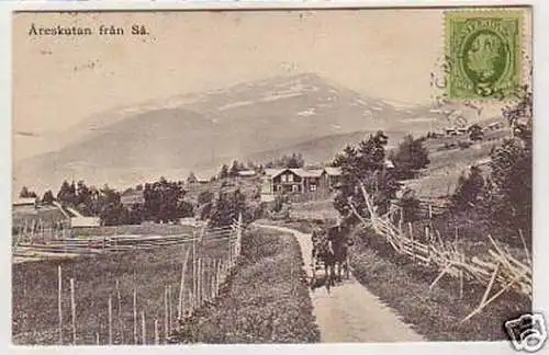 33515 Ak Strömsund Äreskutan frän Sä Schweden 1909