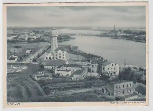 67325 Ak Wikingen Kruschwitz Kruszwica Wasserturm und Goplosee um 1940