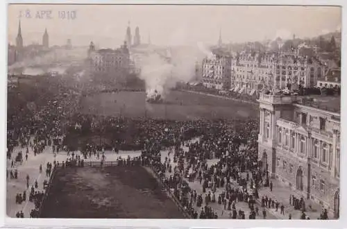 93828 Foto Ak Zürich 'Sechseläuten' 18. April 1910