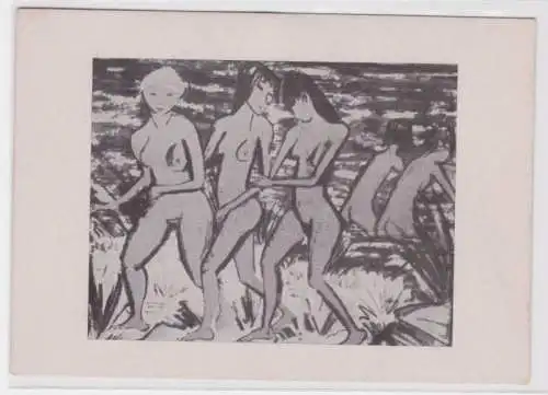 94813 Künstler AK Zeichnung von Frauen von Otto Mueller