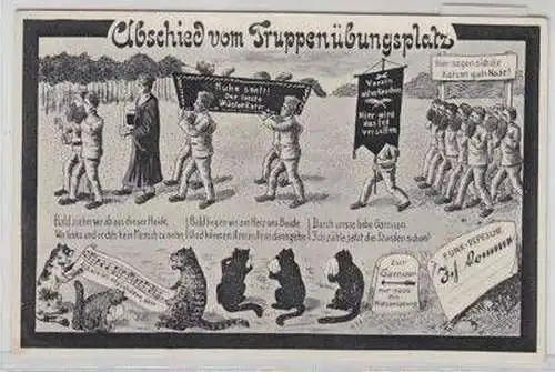 49657 Militaria Ak Abschied vom Truppenübungsplatz um 1930