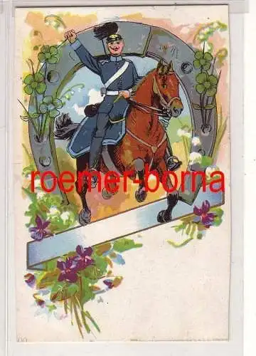 72746 Feldpost Ak Dragoner Offizier zu Pferd im 1. Weltkrieg 1915