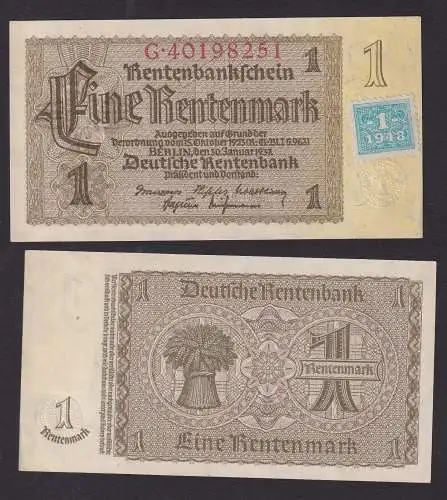 1 Mark Banknote DDR Deutsche Notenbank 1948 Kuponausgabe Ro.Nr.330 b (115629)