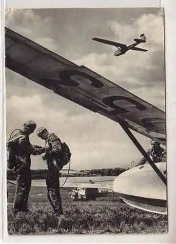 43551 DDR Ak Segelflugzeug 1960