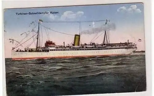 00978 Ak Turbinen Schnelldampfer Kaiser 1927