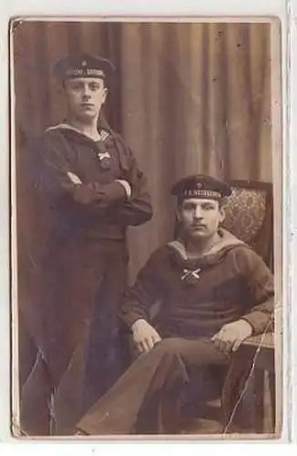 30471 Foto Ak Matrose Schiff S.M.S. Mecklenburg 1916