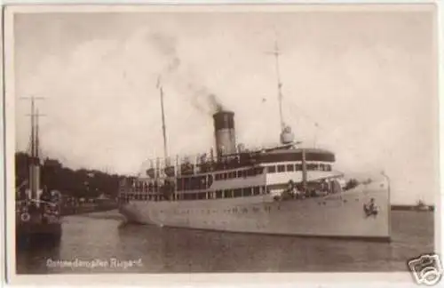 13738 Ak Ostseedampfer Rugard um 1930