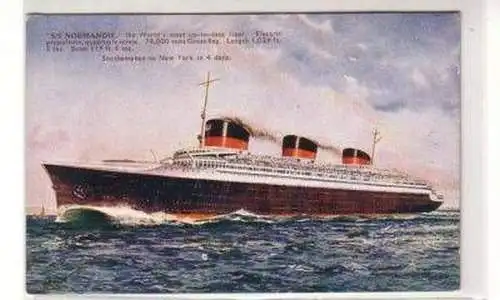 31895 Ak französischer Dampfer S.S."Normandie" um 1920