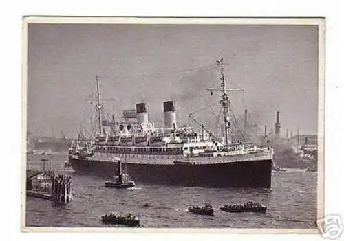 schöne Ak Zweischrauben Motorschiff "Monte Pascoal"