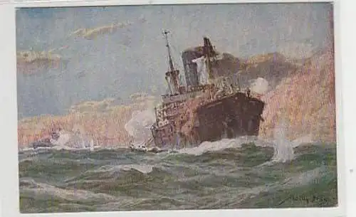 36380 Ak Deutsches U Boot im Gefecht 1917