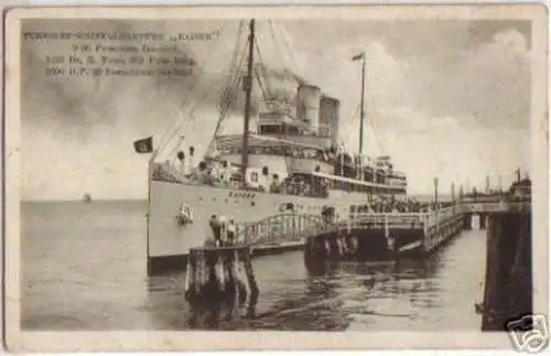 09599 Ak Turbinenschnelldampfer "Kaiser" 1922