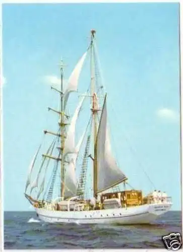 25295 DDR Ak Segelschulschiff "Wilhelm Pieck" um 1980