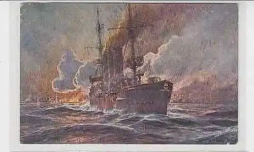 37507 Ak Beschießung von Madras durch Kreuzer Emden