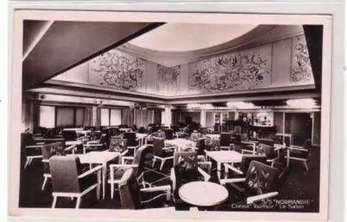 47137 Ak französischer Dampfer S.S."Normandie" um 1920