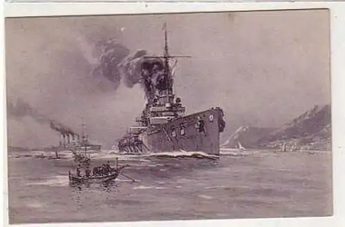 35226 Ak S.M. Panzerkreuzer "Göben" und "Breslau" 1915