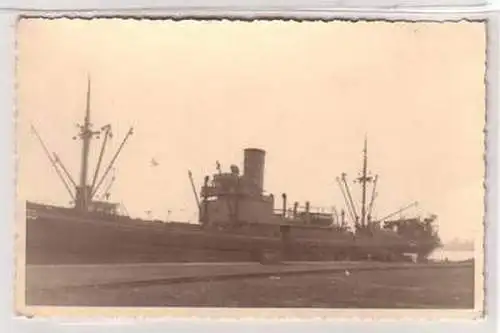 37564 Foto Ak Frachtdampfer um 1940