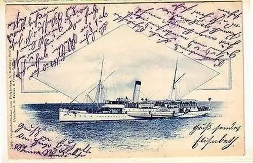 65575 Ak S.S. Dampfer "Freia" 1902