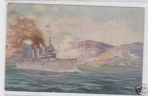 28613 Feldpost Ak Österreichischer Panzerkreuzer 1916