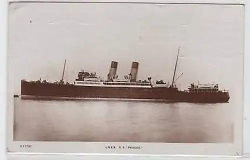 58224 Ak Passagierdampfer S.S. Prague 1930