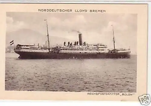 23030 Ak Reichspostdampfer "Bülow" um 1920