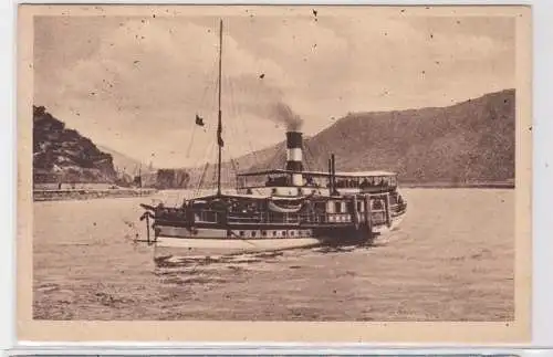 90668 Ak Salondampfer 'Niederwald' 1926