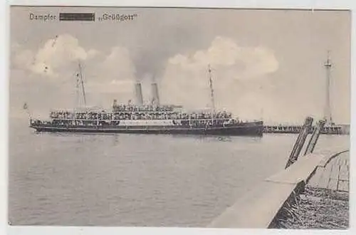 42452 Ak Dampfer "Grüßgott" 1919