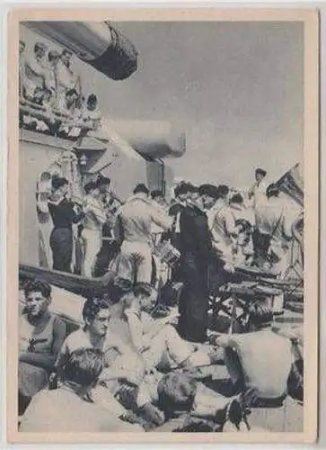 49703 Ak Schlachtschiff auf Heimatkurs um 1940