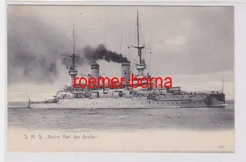 84674 Ak S.M.S. 'Kaiser Karl der Große' 1905