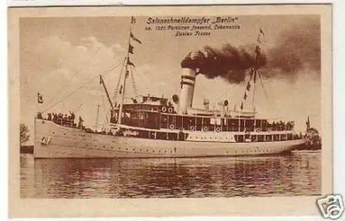 31431 Ak Salonschnelldampfer "Berlin" 1925