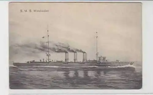 28503 Ak Kriegsschiff S.M.S. Wiesbaden 1916