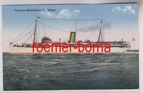 56187 Ak Turbinen-Schnelldampfer Kaiser 1927