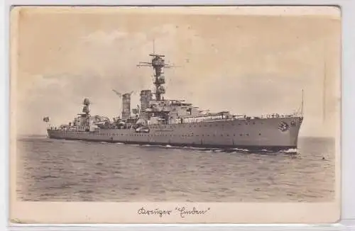 91257 Foto Ak Deutsches Kriegsschiff Kreuzer 'Emden' um 1930
