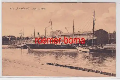 84914 Ak Schiff 'Anneliese' Capt. C. Thiel um 1910