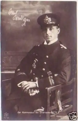 19748 Ak Kapitänleutnant Otto Weddigen um 1915