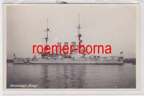 86235 Foto Ak Linienschiff 'Elsaß' um 1930
