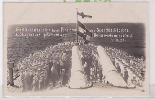 86136 Foto Ak Gedächtnisfeier am Skagerrack 11.4.1923