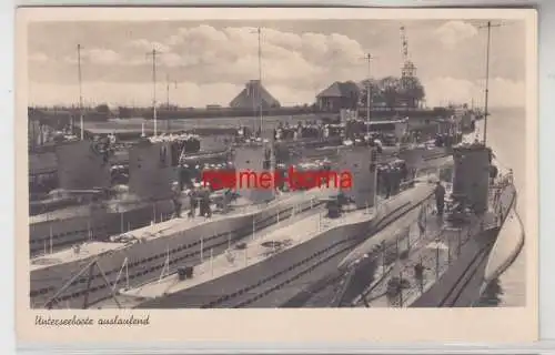 64881 Ak Unterseeboote auslaufend um 1941