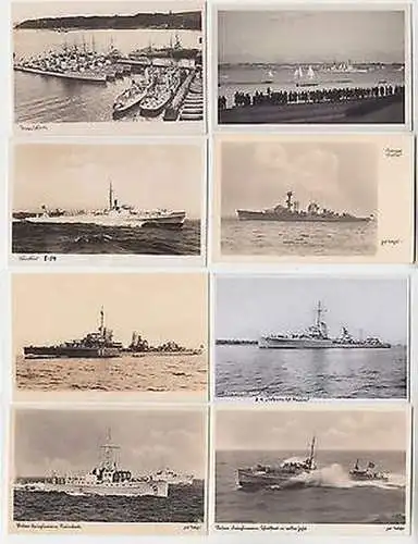 39565/8 Ak Marine Schnellboote, Zerstörer, Kreuzer 2. Weltkrieg