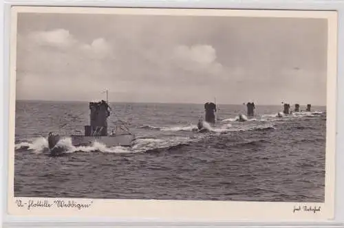 90280 Militär AK U.-Flottille 'Weddigen' der deutschen Marine Tauchgang um 1940