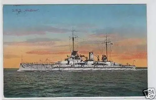 34122 Ak Kriegsschiff S.M.S. "Westfalen" 1923