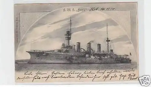 31645 Ak deutsches Kriegsschiff S.M.S. "Freya" 1900