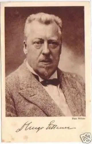 16596 Ak Zeppelinbauer Hugo Eckener um 1930